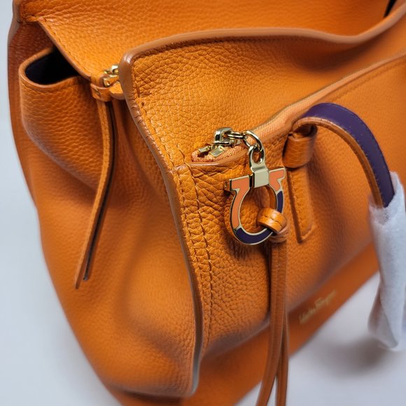 Salvatore Ferragamo Large Tote Satchel Bag - Picture 5 of 16